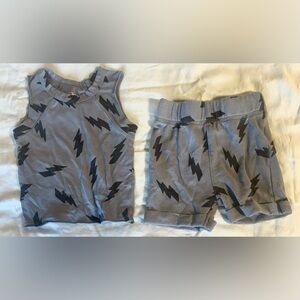 Art Class Baby Boy Lightning Print Outfit 12m
